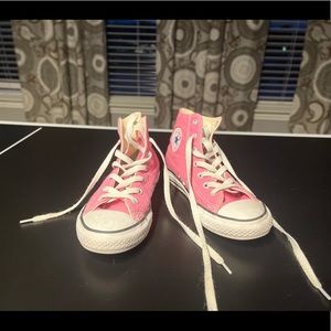 Kids Pink Hightop Converse
